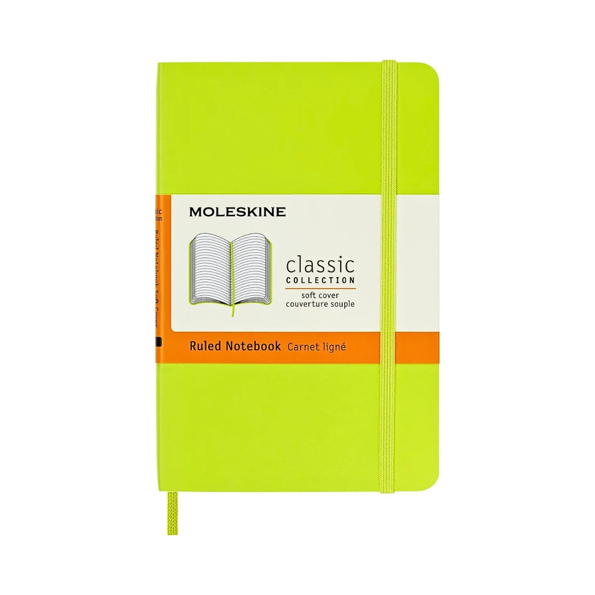 Moleskine Classic Notebook Soft Cover, A6 Pocket Size - Lemon Green - Image 8