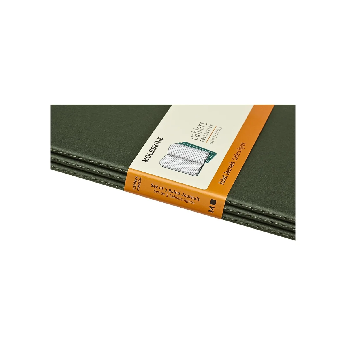 Moleskine Large Cahier – Myrtle Green (Set of 3) - Image 12