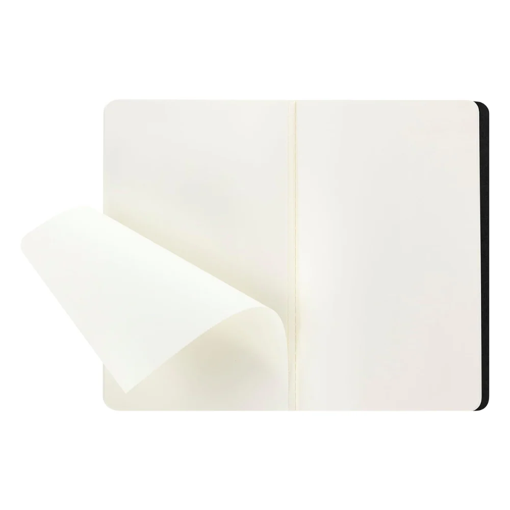 Moleskine Plain Black Cahier 13cm x 21cm [pack of 3] - Image 3