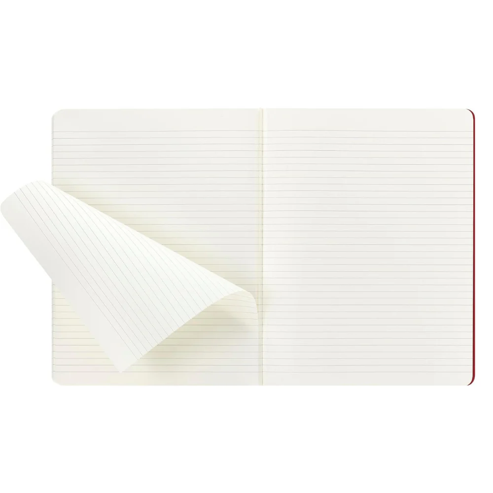 Moleskine Ruled Red Cahier 19cm x 25cm [pack of 3] - Image 4