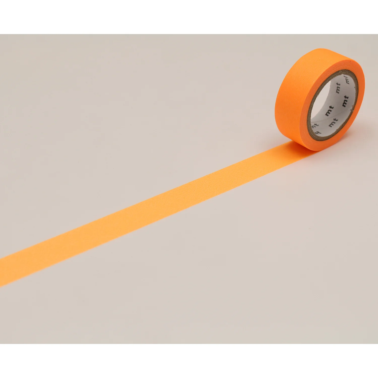 mt 1P Basic Washi Tape - Shocking Orange - 15mm