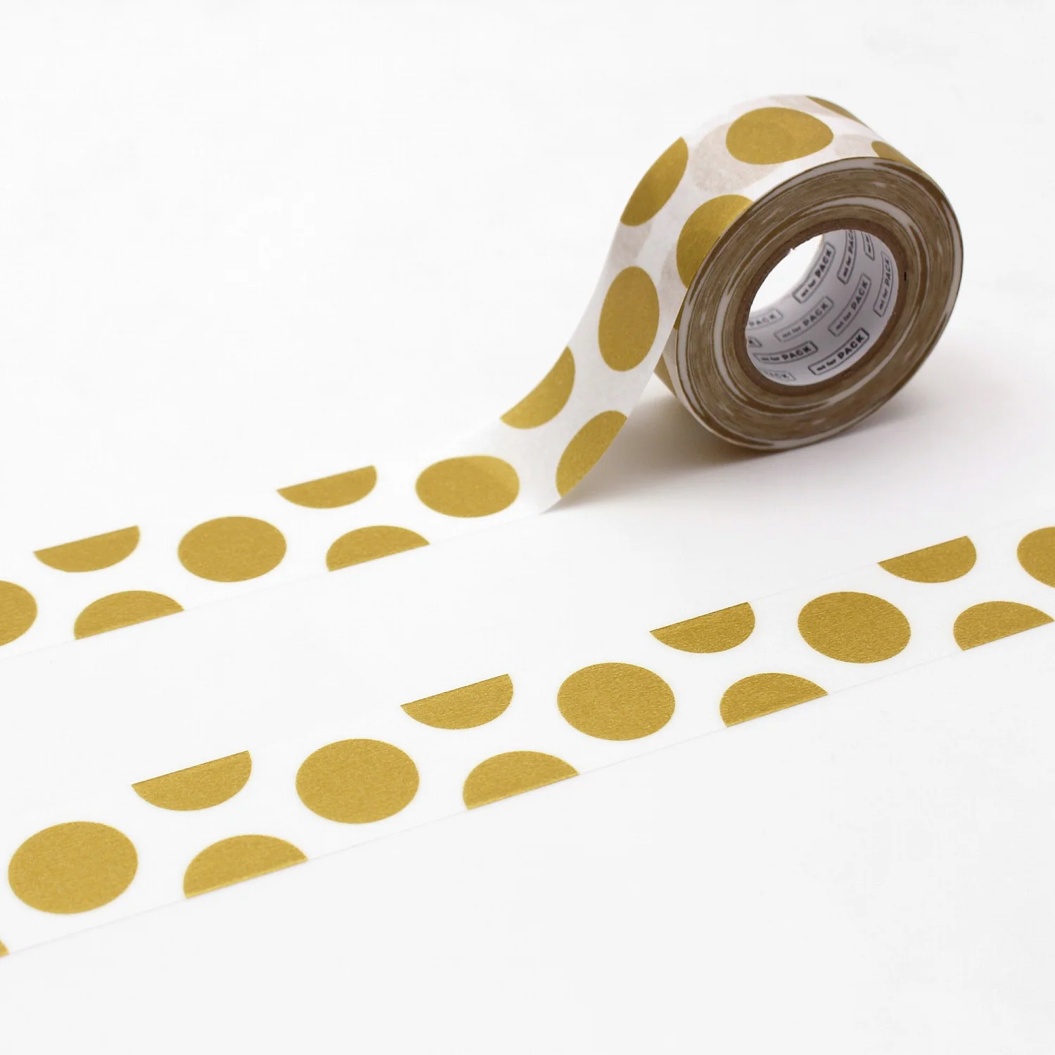 mt for PACK Washi Tape - Dot Gold - 25mm