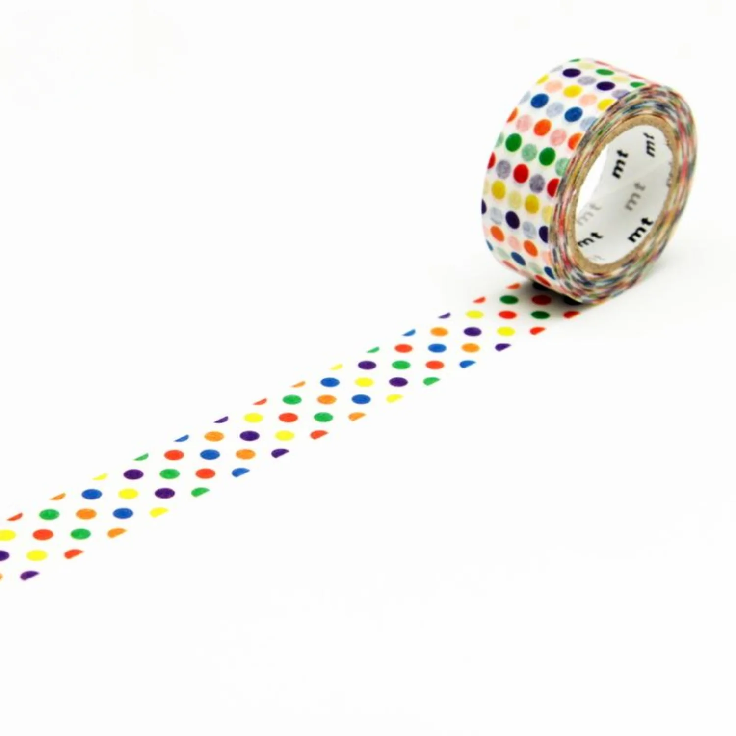mt for kids Washi Tape - Colourful Dots - 15mm