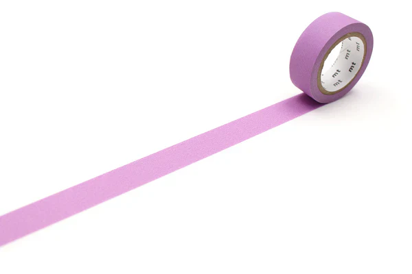 mt 1P Basic Washi Tape 15mm - Matte Purple