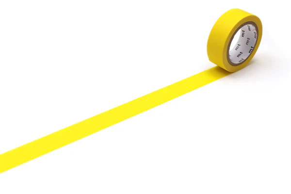 mt 1P Basic Washi Tape 15mm - Matte Yellow