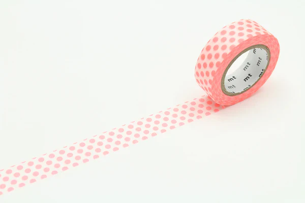 mt 1P Deco Washi Tape 15mm - Dot Shocking Red