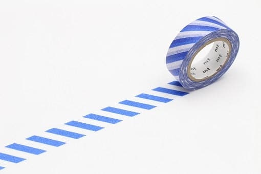 MT Masking Tape 1P Deco - Stripe Blue - 15mm