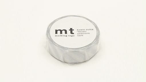 MT Masking Tape 1P Deco - Stripe Silver 2 - Image 2