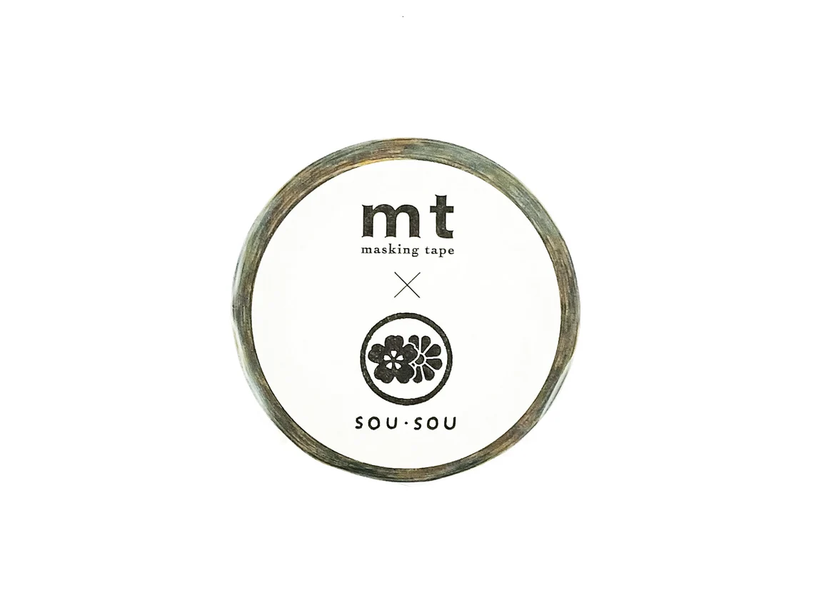 mt x SOU.SOU 7mm Slim Washi Tape - Higashiyama Golden Field - Image 2
