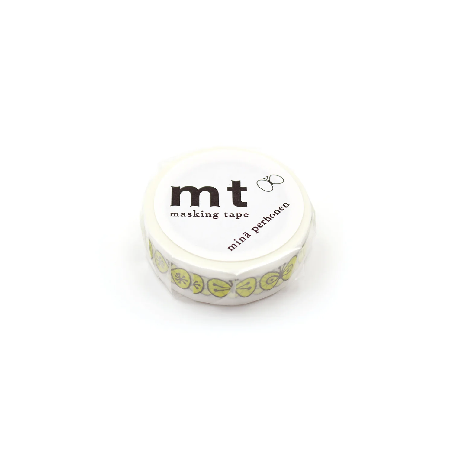 mt x minä perhonen Washi Tape - Choucho Yellow - 15mm - Image 2