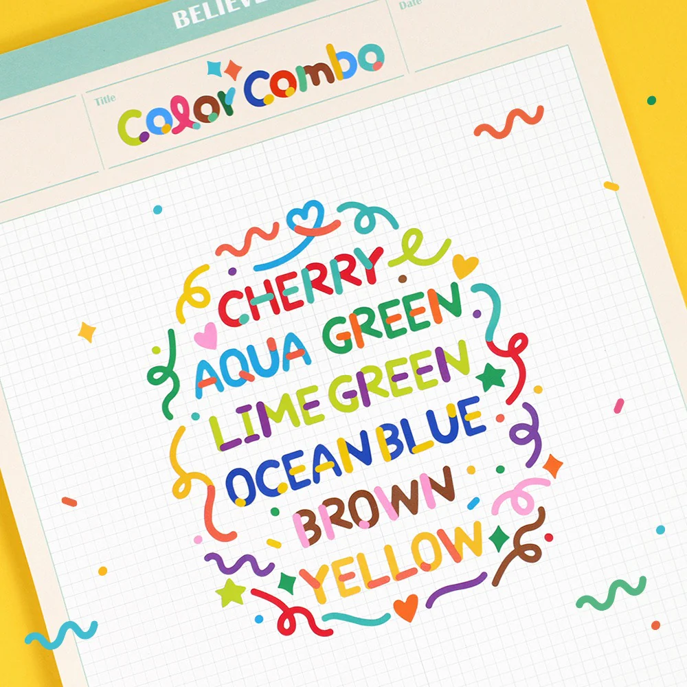 Paperian Colour Combo Alphabets & Numbers Stickers - Image 2