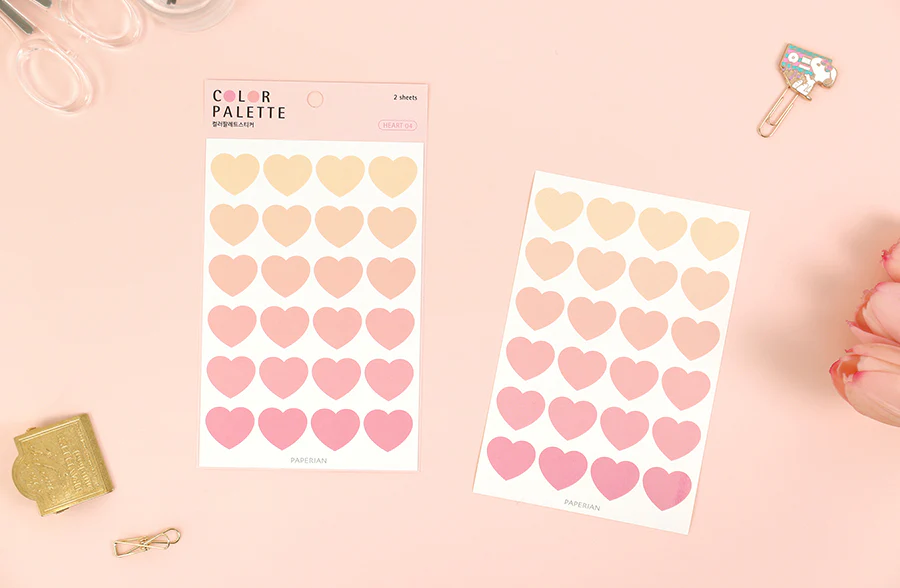 Paperian Colour Palette Stickers - Heart - Image 6
