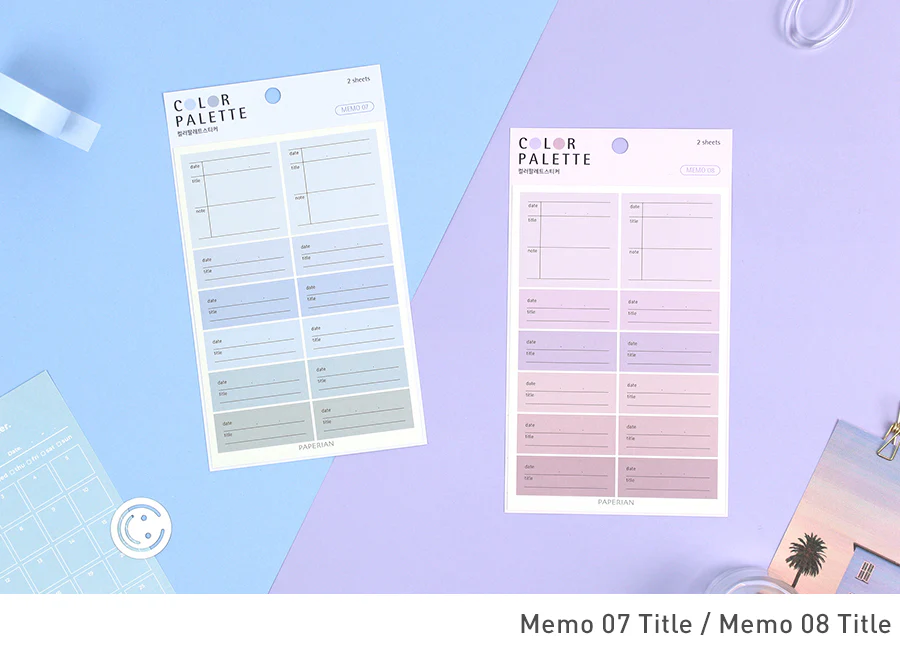 Paperian Colour Palette Stickers - Memo - Image 5