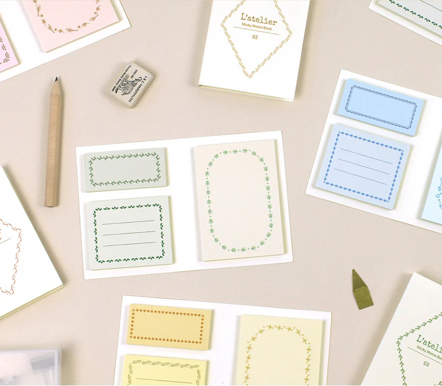 Paperian L'atelier Sticky Memo Book - Image 2