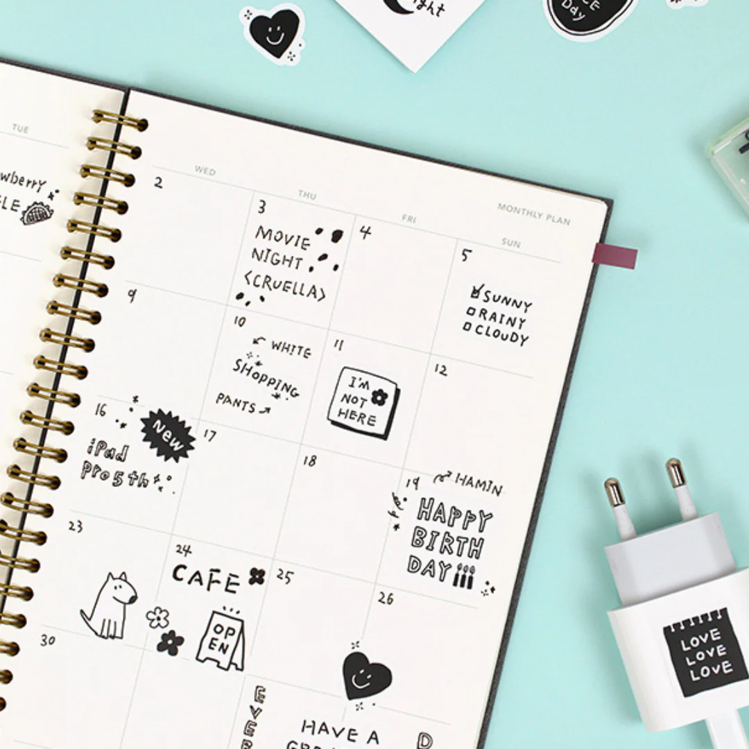Paperian Lettering Sticker Set [6 Sheets] - Image 4