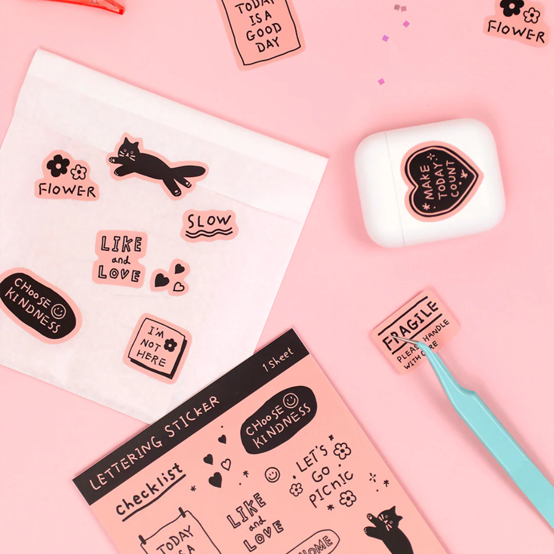 Paperian Lettering Sticker Set [6 Sheets] - Image 5