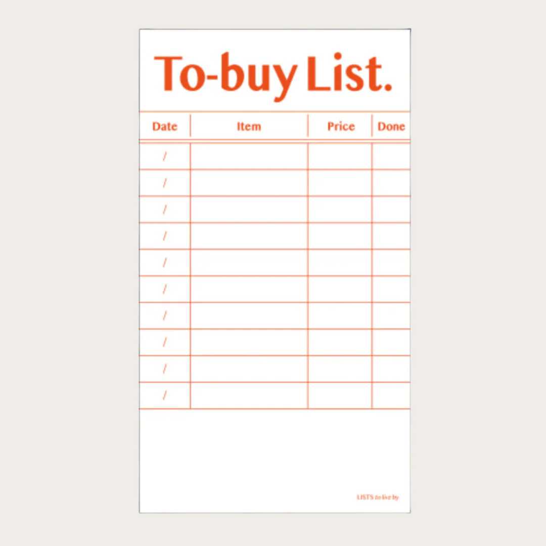Paperian Lists To Live by Memo Pad [8 Styles] - Image 10