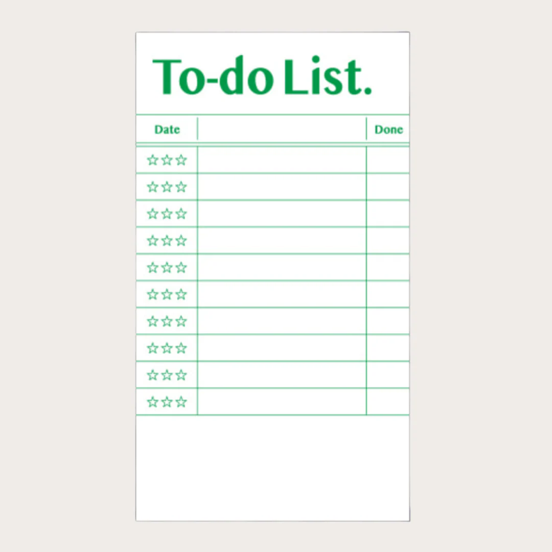 Paperian Lists To Live by Memo Pad [8 Styles] - Image 11