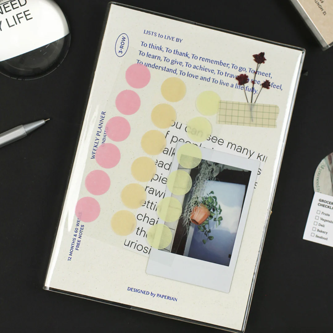 Paperian Lists To Live By Undated Planner - Image 36