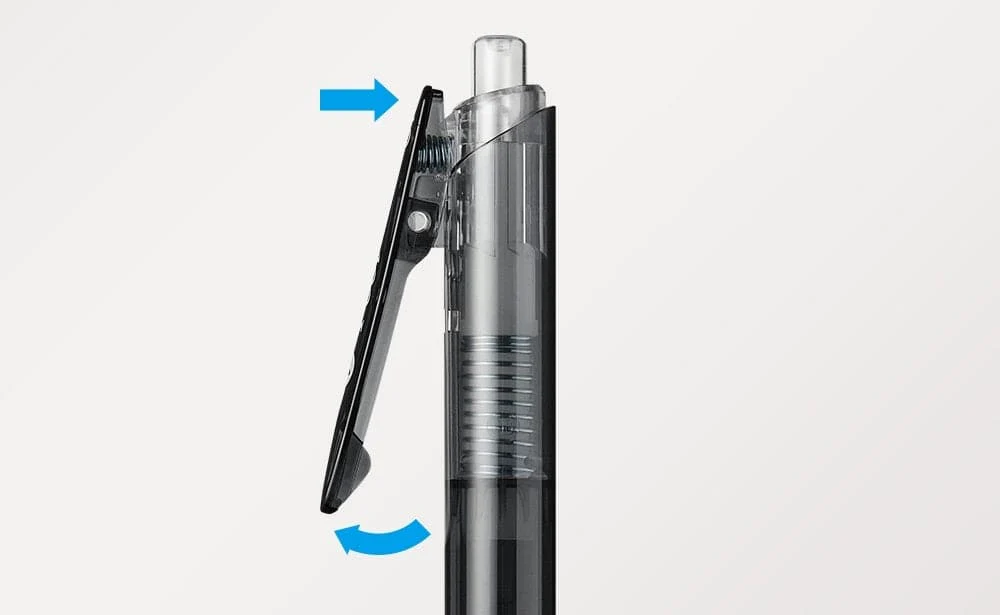 Pentel Clear V-Feel Ballpoint Pen - 0.5 mm - Image 8