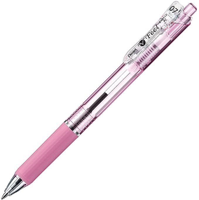 Pentel Clear V-Feel Ballpoint Pen 0.7 mm - Image 4