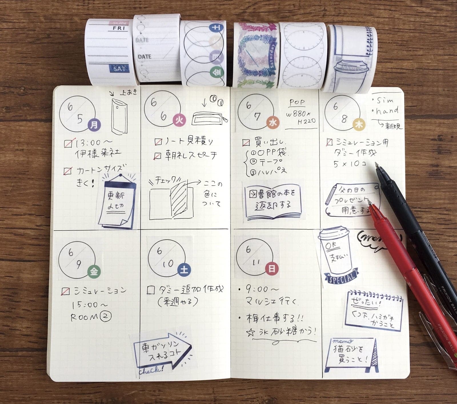 Planner Masking Tape - Notes - Image 3