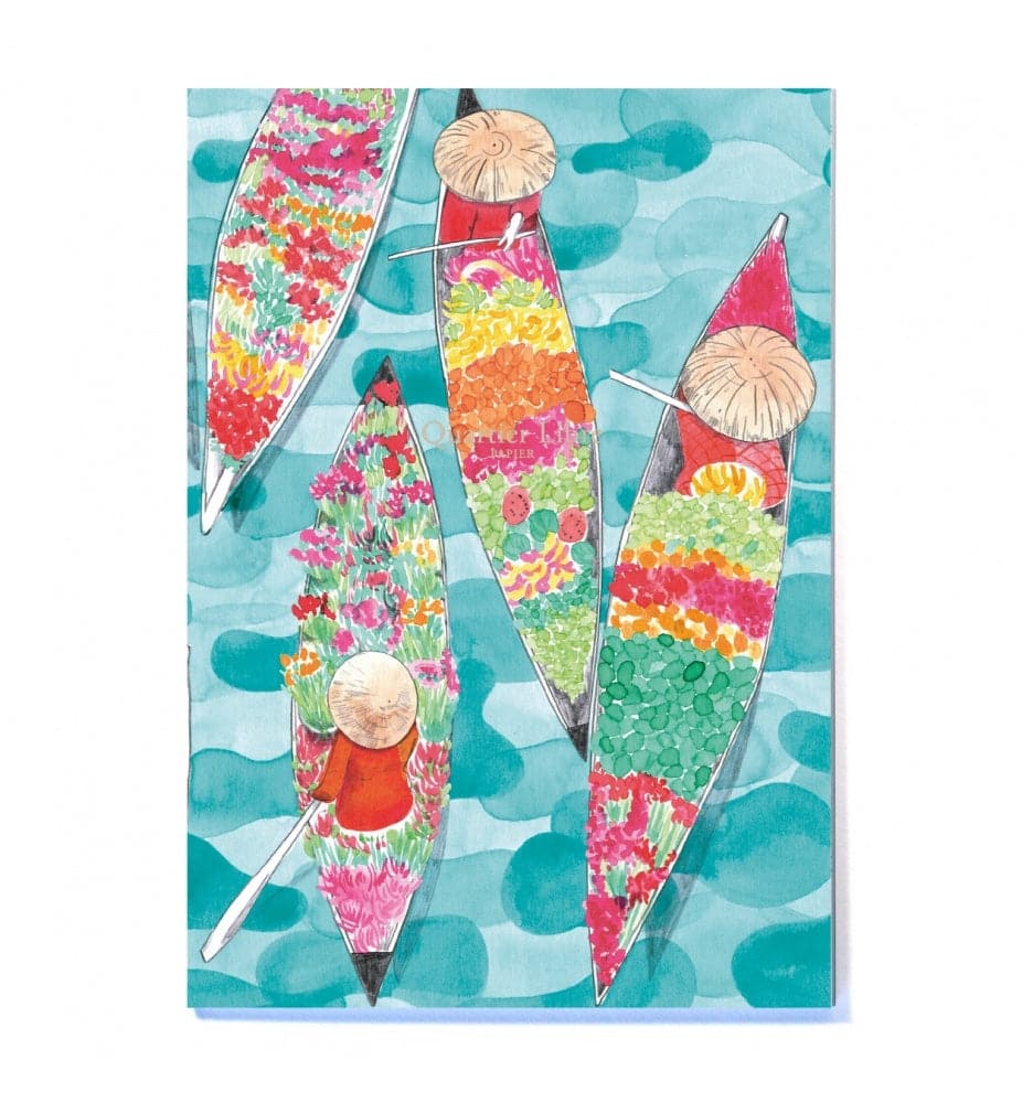 Quartier Libre Papier Notebook (A5, Lined) - Marché Pirogues