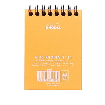 Rhodia Classic Wirebound Notepad (A7, Dot Grid) - Image 6