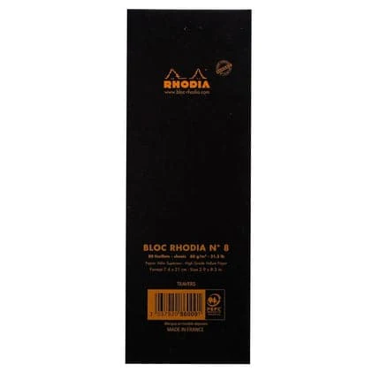 Rhodia No. 8 Head Stapled Pad (74 X 21mm, Lined) - Image 6