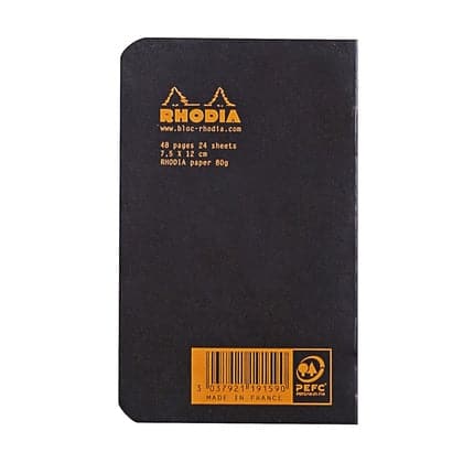 Rhodia Side-Stapled Notebook (A7, Grid) - Image 5