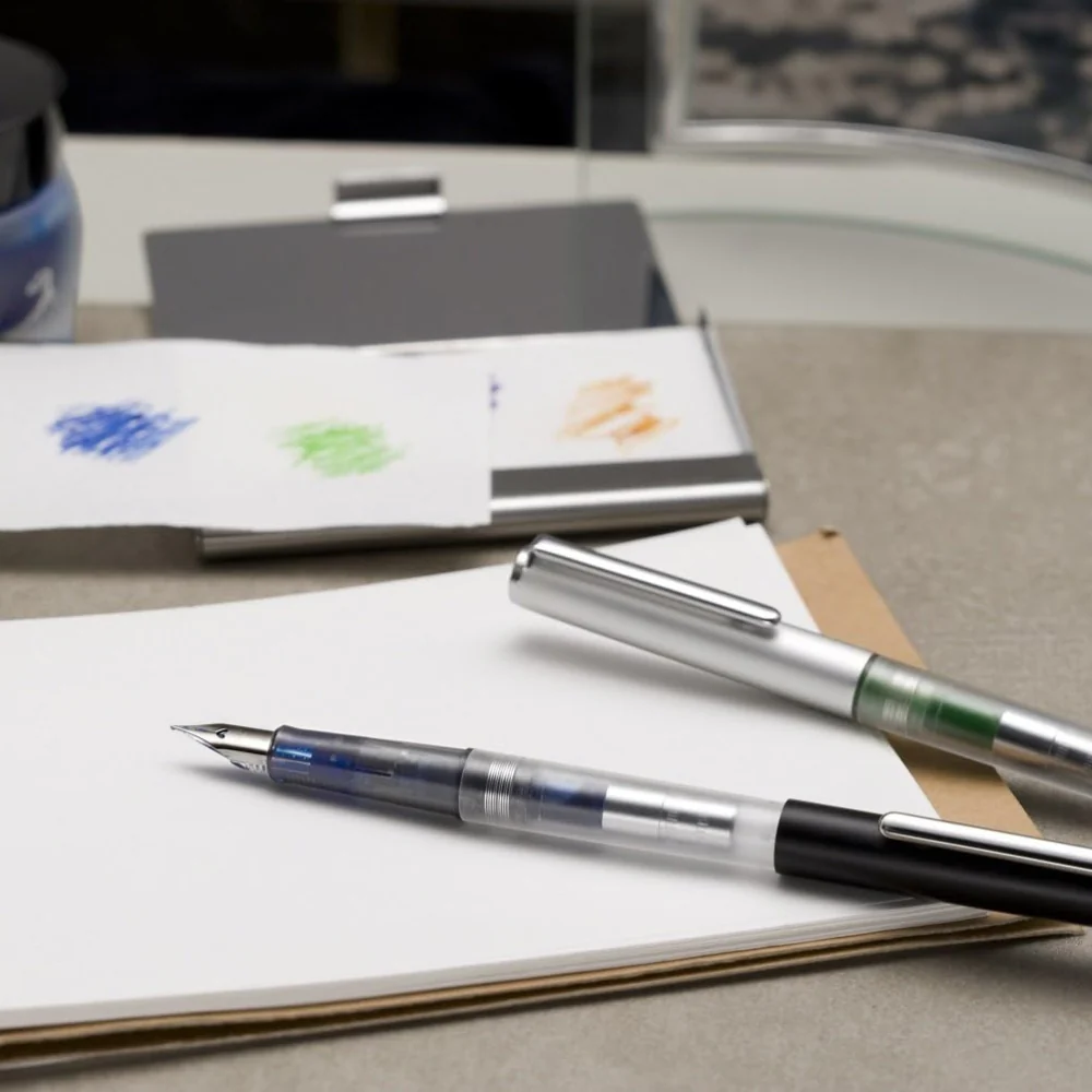 Sailor Clear Fountain Pen - Black/Transparent, F Nib - Image 6