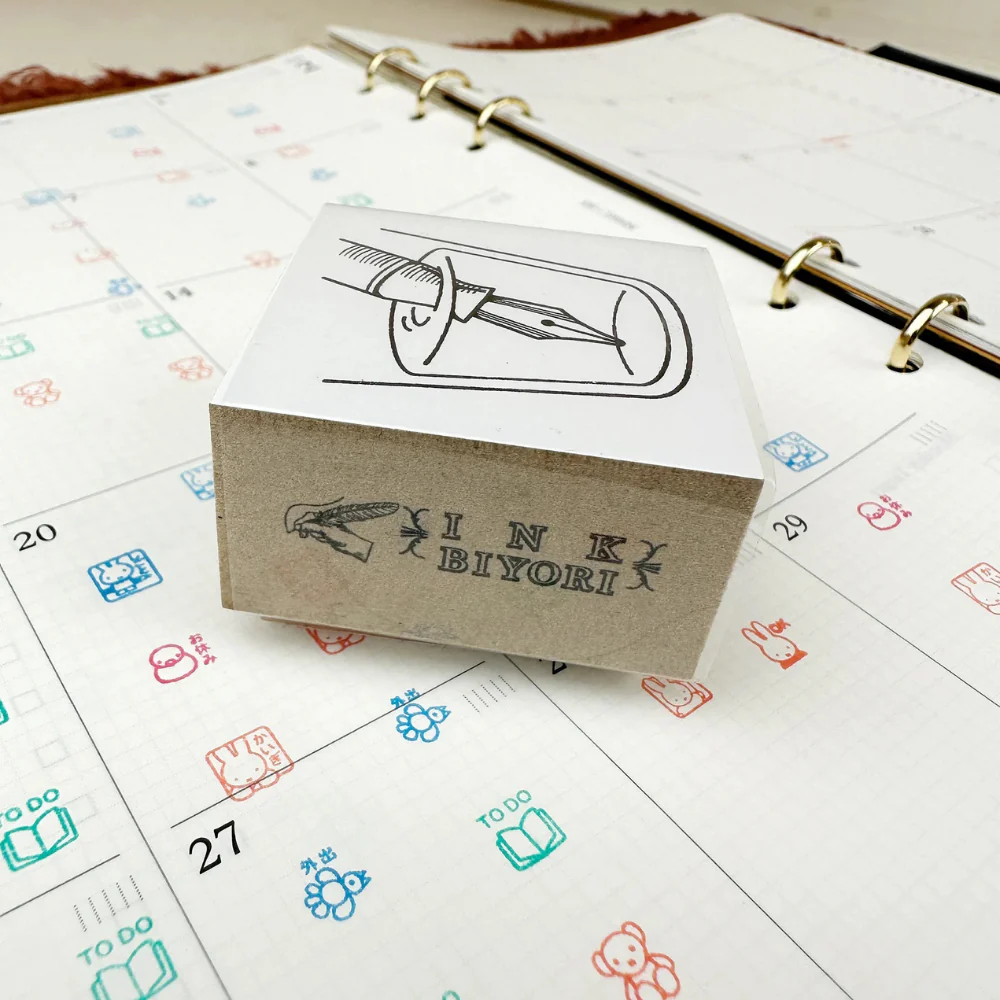 SANBY Ink Biyori Wooden Stamp - Image 6