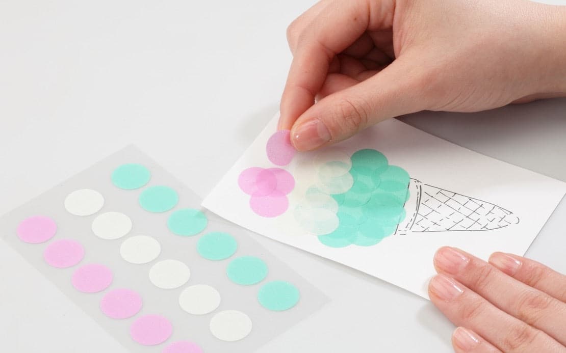 Stalogy Masking Dots - Circular Masking Tape Patches (20mm) - Image 16