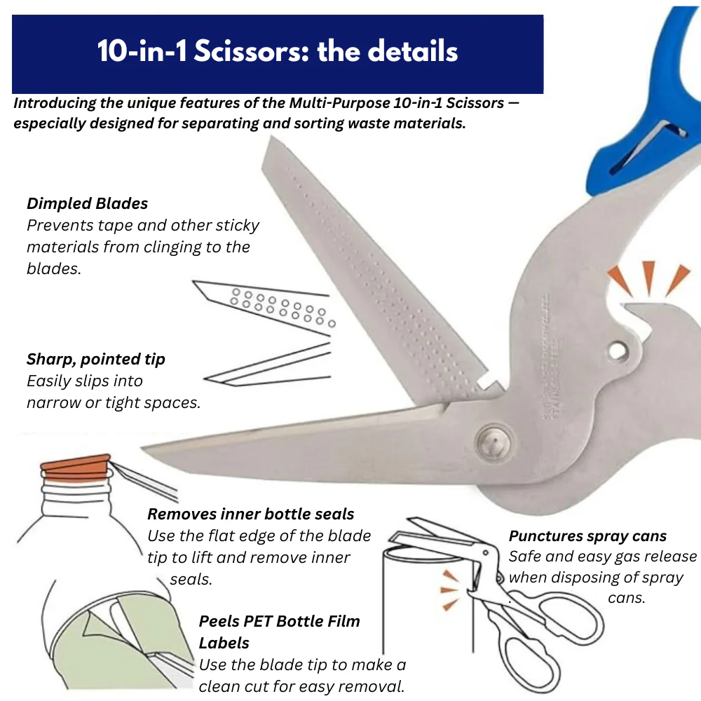 Sun-Star Multi-Purpose Scissors (10-in-1 Tool) - Image 5