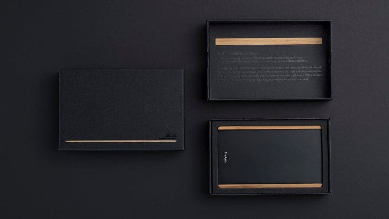 TA+d SLIDE Bamboo Card Case - Image 6