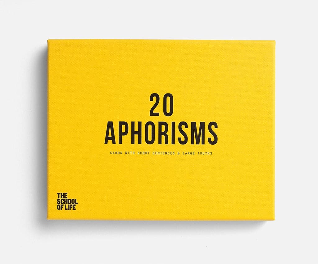 The School of Life 20 Aphorisms