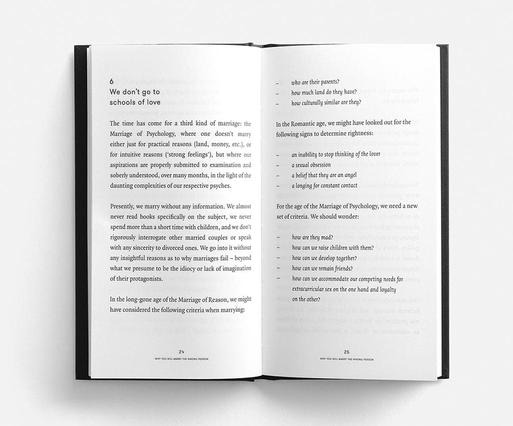 The School of Life 'Why You Will Marry The Wrong Person' Book - Image 3