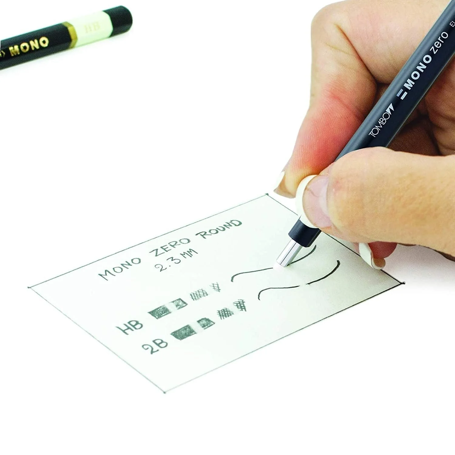 Tombow Mono Zero Eraser 2.3mm Silver - Image 2