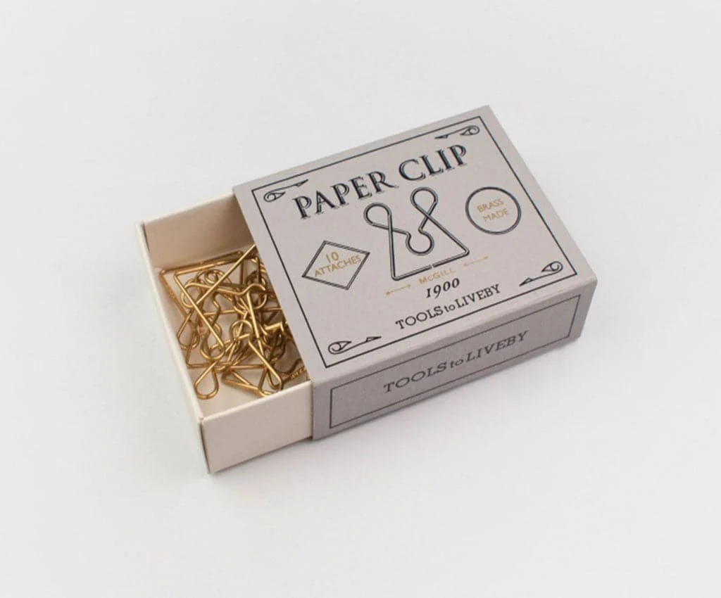 Tools to Live By Brass Clips (McGill) - Image 3