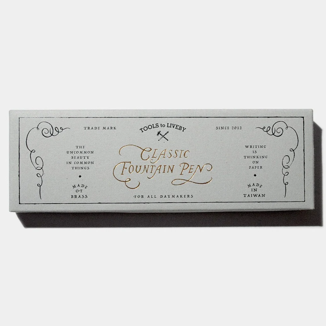 Tools To Live By Brass Fountain Pen (F nib) - Image 8