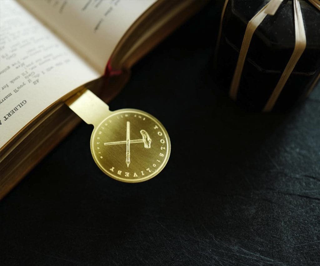 Tools to Live By Brass Rulermark Bookmark & Measuring Tool – 18cm Solid Brass - Image 6