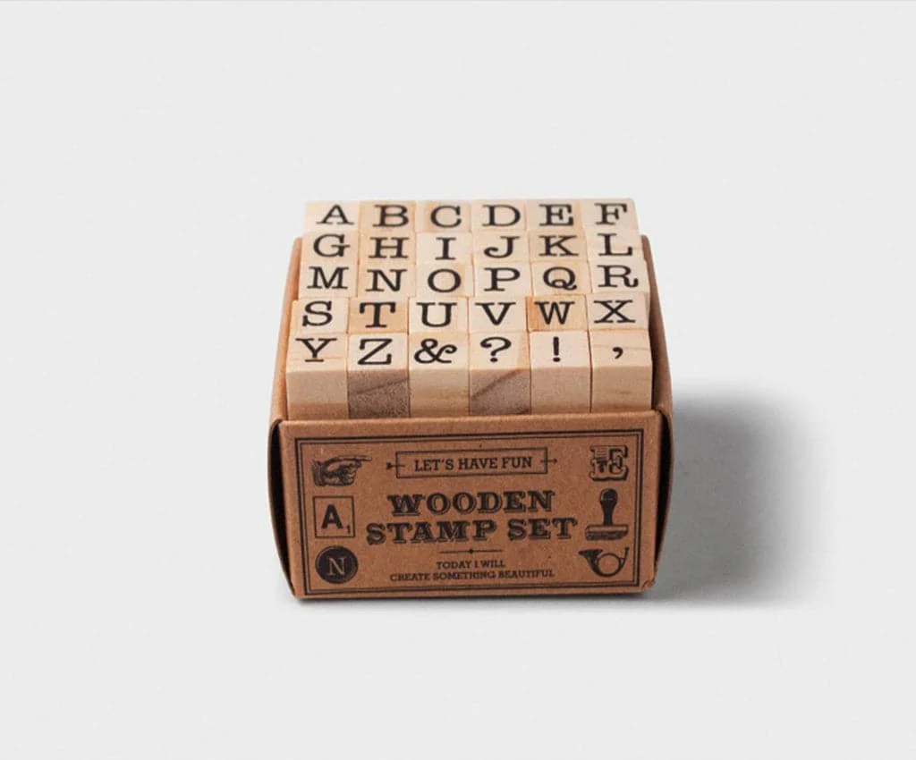 Tools to Live By Capital Letters Alphabet Stamp Set - Image 2