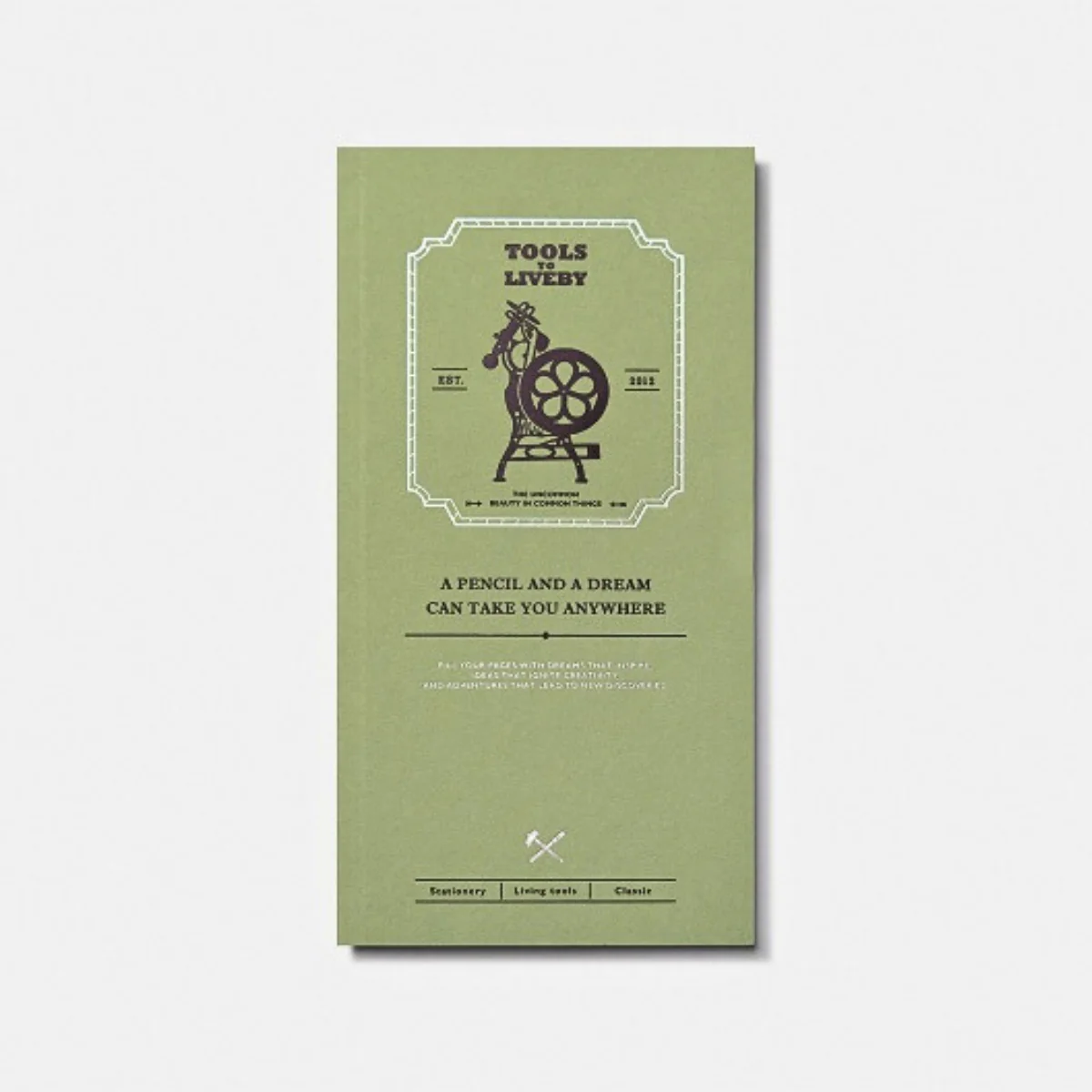 Tools To Live By Letterpress Machine Dot Notebook