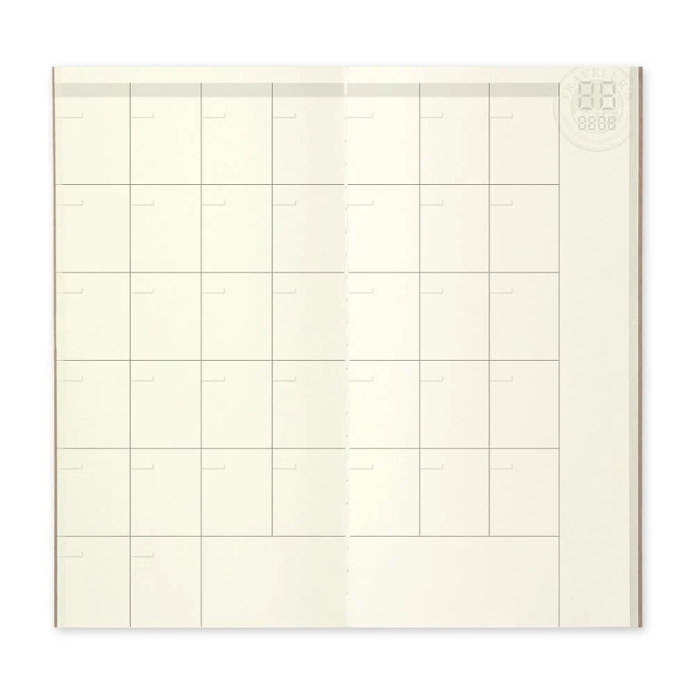 TRAVELER'S Company Notebook Refill 017 [Monthly Free Diary] - Image 3