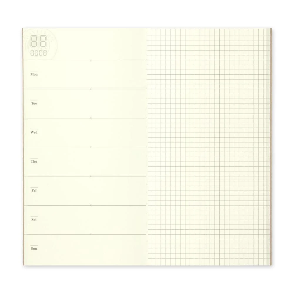 TRAVELER'S Company Notebook Refill 019 [Free Diary (Weekly) + Notes] - Image 3