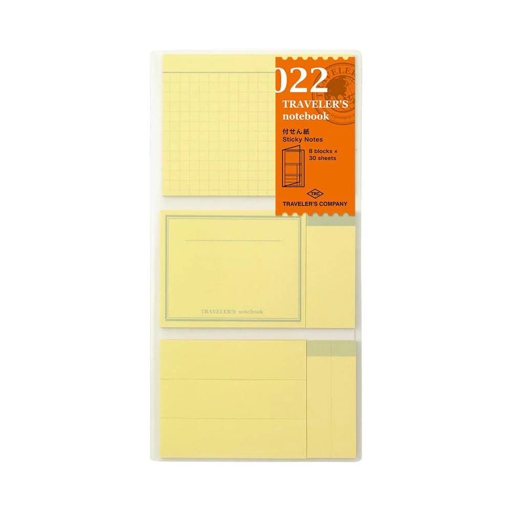 TRAVELER'S Company Notebook Refill 022 [Sticky Notes] - Image 2