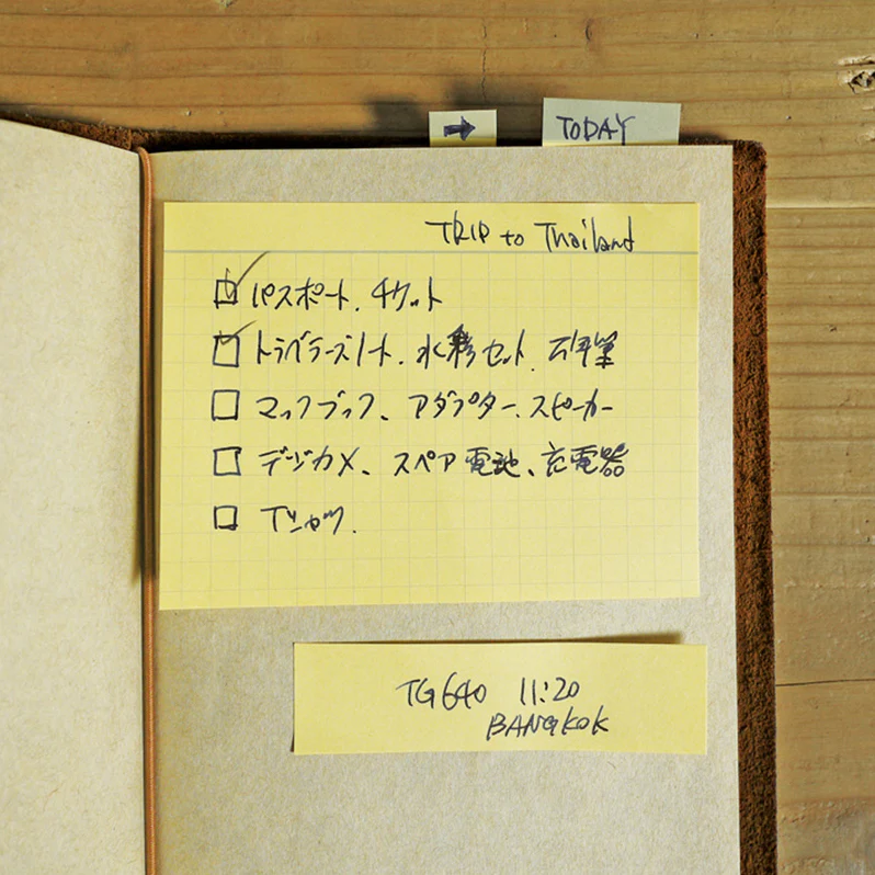TRAVELER'S Company Notebook Refill 022 [Sticky Notes] - Image 6