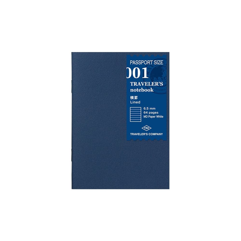 TRAVELER'S Company Passport Notebook Refill 001 [Lined MD Paper] - Image 2