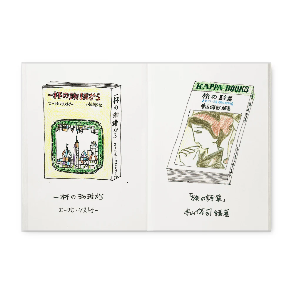TRAVELER'S Company Passport Notebook Refill 008 [Sketch Paper] - Image 5