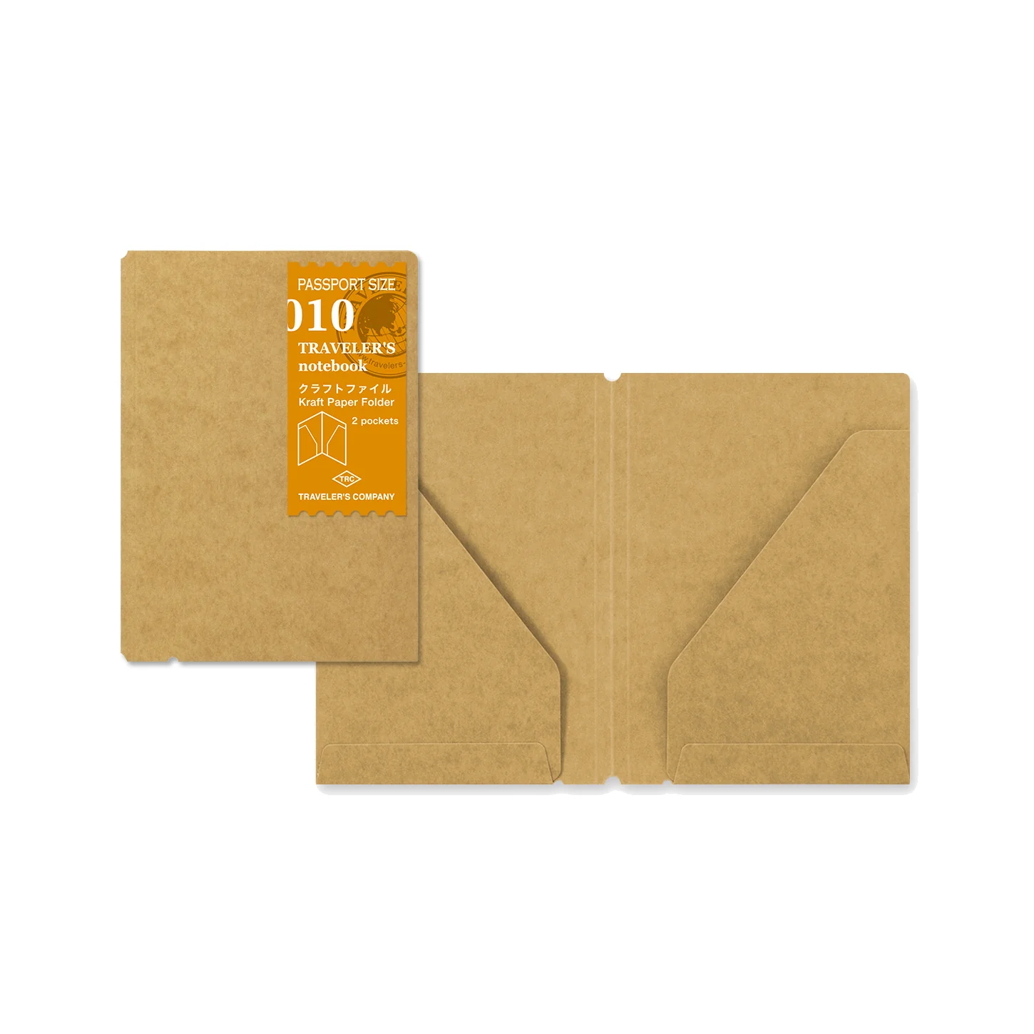 TRAVELER'S Company Passport Notebook Refill 010 [Kraft File]